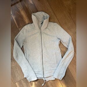 Lululemon Gray Zip-Up sweatshirt jacket